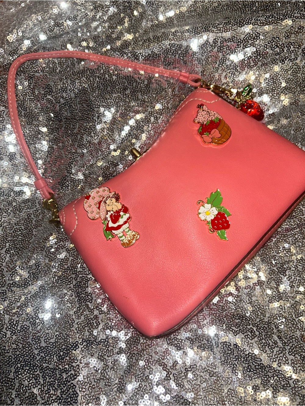 Vintage Pink Coach Turn-Lock Mini Bag - Picture 7 of 12